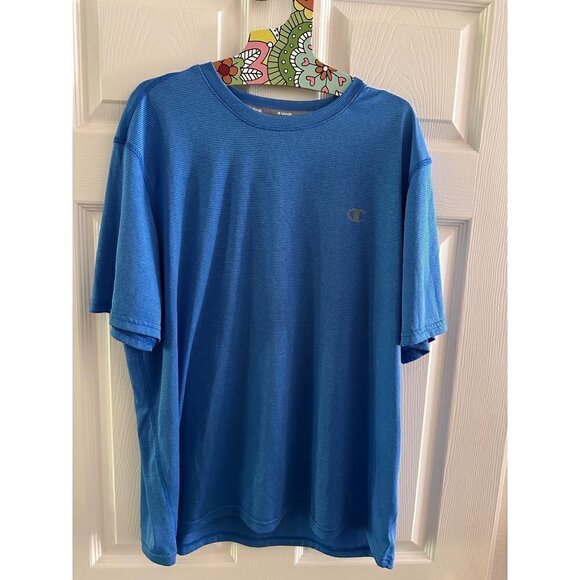 Champion Blue Performance Thin Tshirt Mens XL - Picture 1 of 4